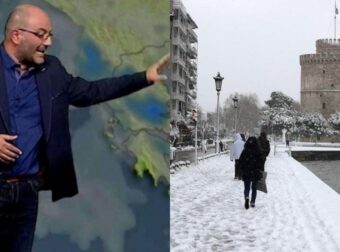 Καιρός – Αρναούτογλου: Χιόνια, καταιγίδες και ψύχος. «Κλείδωσαν» τα χιόνια για Θεσσαλονίκη