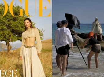 Αφιερωμένο εξώφυλλο της Vogue στη Χαλκιδική με άρωμα από την ελληνική Επανάσταση