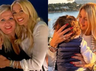 3 γενιές σε μια φωτογραφία – Η εγκυμονούσα Κωνσταντίνα Σπυροπούλου στα πόδια της μαμάς της μαζί με τον μικρό Βλάσση