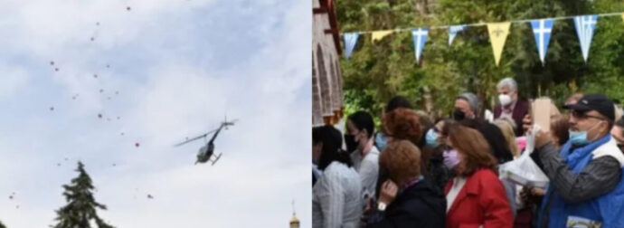 Αληθινή ιστορία: Γλίτωσε από τους Ταλιμπάν και έριξε ροδοπέταλα στην εικόνα της Παναγίας από το ελικόπτερο του