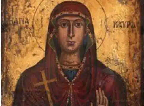 Εγώ είμαι η Αγία Μαύρα – Συγκλονιστικό. Γιορτάζει σήμερα 3 Μαΐου
