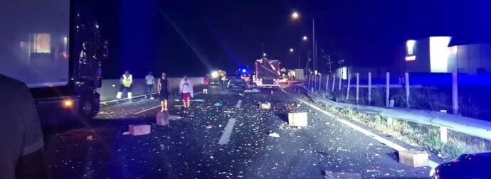 Οικογενειακή τραγωδία στην Εθνική οδό: Νεκρός ο πατέρας – Σοβαρά τραυματισμένη η σύζυγος και τα δύο παιδιά