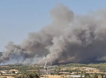 Μεγάλη φωτιά στον Ωρωπό – Ηχησε το 112 για εκκένωση