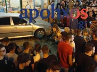 EKTAKTΟ ΤΩΡΑ ΣΤΗ ΧΩΡΑ ΜΑΣ – ΑΥΤΟΚΙΝΗΤΟ ΕΠΕΣΕ ΠΑΝΩ ΣΕ ΠΙΣΤΟΥΣ