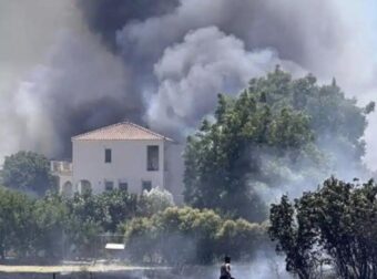 Φωτιά τώρα στη Λέσβο – Επιχειρούν επίγειες και εναέριες δυνάμεις