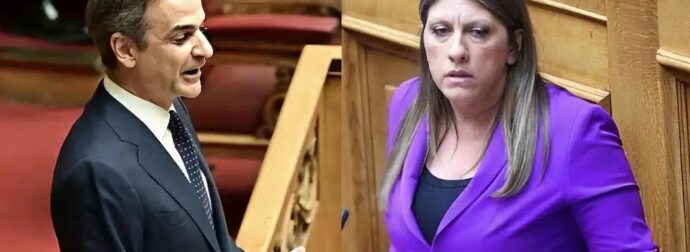 O κακός χαμός με Μητσοτάκη και Κωνσταντοπούλου μέσα στη βουλή – «Μην γκαρίζετε!»