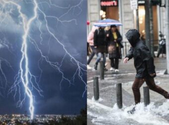 Ετοιμαστείτε, έρχονται βροχές, χαλάζι και ισχυρές καταιγίδες: Τέλος μπάνια και παραλίες, κακά μαντάτα για τον καιρό