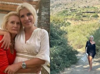 Ελένη Μενεγάκη: Φωτογραφία από αρχοντικό το σπίτι της μητέρας της, Ζέτας Μισόκαλου, στην Κάρυστο