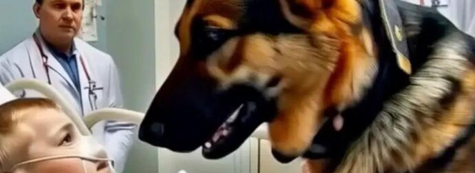 Πριν από την επέμβαση, το αγόρι αγκάλιασε τον σκύλο του, αλλά ξαφνικά ο σκύλος πήδηξε από το…