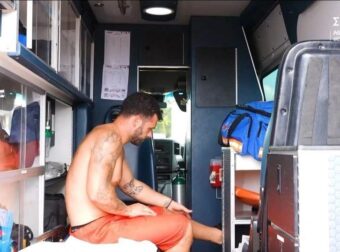 Exathlon: Μεταφέρθnκε εσπευσμένα με ασθενοφόρο ο Στάθης Σχίζας