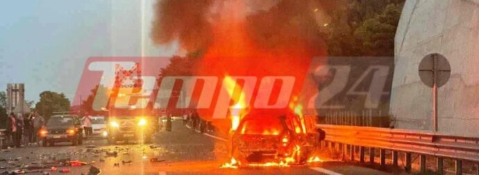Τροχαίο δυστύχημα: Ένας νεκρός και δύο τραυματίες μετά από σφοδρή σύγκρουση δύο οχημάτων