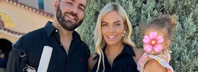 Ιωάννα Μαλέσκου: Στην πρώτη κοινωνία της κόρης της μετά τη βάφτιση – Τα στιγμιότυπα με τον νονό