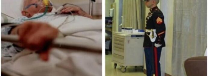 Πεζοναύτης μένει όλη τη νύχτα στο νοσοκομείο δίπλα στον ετοιμοθάνατο «πατέρα» του, και το πρωί αποκαλύπτει στη νοσοκόμα πως δεν ήταν ο γιος του ηλικιωμένου που πέθανε…