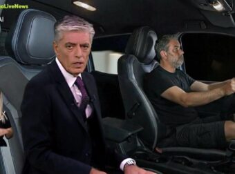 Επικός Νίκος Ευαγγελάτος – Έγινε συνοδηγός του Μπισμπίκη και ξεσήκωσε το X – «Ζωνούλα δεν φοράμε;»