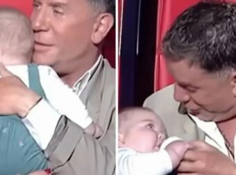 The Voice: Ο Μαζωνάκης πήρε στην αγκαλιά του μωρό και το τάισε – Πως αντέδρασαν οι όλοι στο πλατό