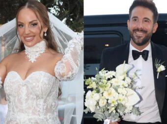 Παντρεύτηκαν Λιβάνης – Ανδρομάχη: Η άφιξη της νύφης, οι εκλεκτοί καλεσμένοι και το φιλί έξω από την εκκλησία