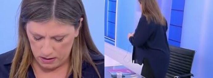 Ζωή Κωνσταντοπούλου: Αποχώρησε on air από το στούντιο του ΣΚΑΪ μετά από ένταση (vid)