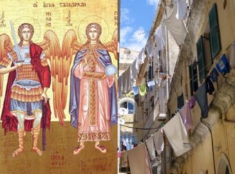 Παραμονή των Αγίων Ταξιαρχών : Μαζέψετε ρούχα και παπούτσια από έξω απόψε το βράδυ