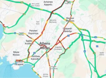 Κυκλοφοριακό «έμφραγμα» στην Αθήνα – Μεγάλες καθυστερήσεις στους δρομους