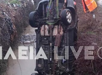 ΘΡΙΛΕΡ ΤΩΡΑ ΜΕΤΑ ΤΗΝ ΚΑΚΟΚΑΙΡΙΑ: ΑΥΤΟΚΙΝΗΤΟ ΒΡΕΘΗΚΕ ΣΕ ΚΑΝΑΛΙ