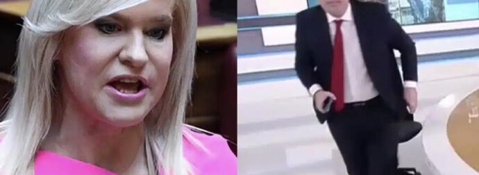 Αποχώρησε ο Λαζαρίδης μετά τις δηλώσεις Τζάκρη περί «αλητείας της ΝΔ» για την Καρυστιανού – Ένταση στον «αέρα»