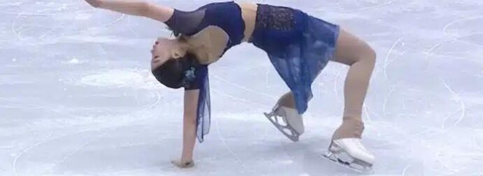 Κινέζα αθλήτρια χόρεψε την «Αστερομάτα» της Κλαυδίας σε αγώνα καλλιτεχνικού πατινάζ