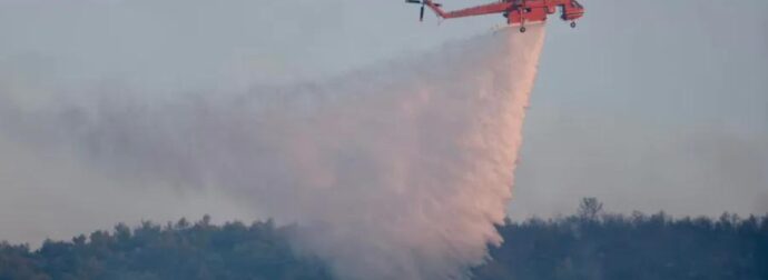 Μεγάλη φωτιά τώρα στη χώρα μας – Σηκώθηκαν εναέρια μέσα