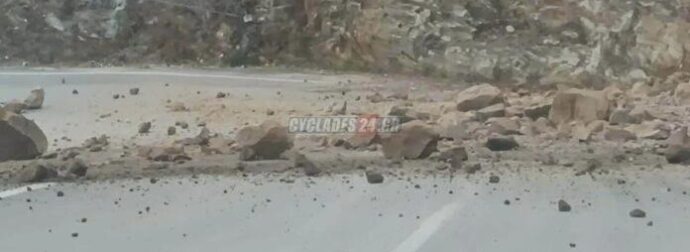 ΚΑΤΑΣΤΡΟΦΗ ΣΤΗΝ ΧΩΡΑ: Γκρεμίζεται αγαπημένο νησί – Κατολισθήσεις βράχων και σοβαρά προβλήματα στο δρόμο