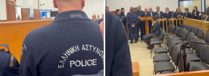Βίντεο μέσα από την αίθουσα της δίκης για τα Τέμπη ανάρτησε η Ζωή Κωνσταντοπούλου