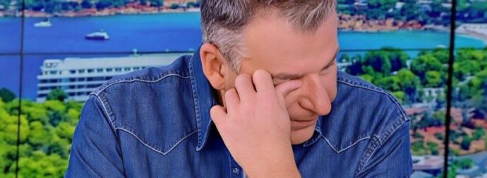 «Κάθε φορά που σε βλέπω δακρύζω»: Ξέσπασε σε κλάματα ο Γιώργος Λιάγκας στον αέρα του ΑΝΤ1