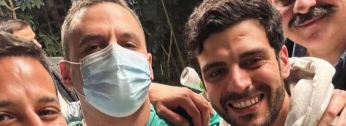 Παναγιώτης Κουτσουμπής: Το πρώτο καρέ του συντρόφου της Κατερίνας Καινούργιου μέσα από το μαιευτήριο