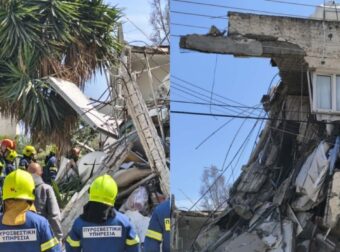 Τραγωδία ανήμερα του Μεγάλου Σαββάτου – Κατέρρευσε πολυκατοικία, ψάχνουν για εγκλωβισμένους