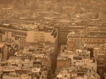 Μεταφορά αφρικανικής σκόνης σε εξέλιξη και υποβάθμιση της ποιότητας του αέρα
