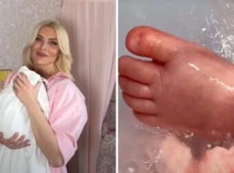 Κατερίνα Καινούργιου: Έκανε τη νεογέννητή κόρη της Ξένια μπάνιο – Όλοι σχολάζουν το ίδιου