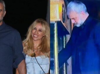Συντετριμμένος ο Τραϊανός Δέλλας στην εκκλησία για τη Γωγώ Μαστροκώστα – Έφτασε η σορός της