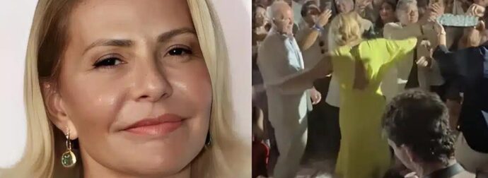 Μάνα είναι μόνο μία: Η Τζένη Μπαλατσινού χόρεψε ζεϊμπέκικο στο γλέντι πριν τον γάμο της κόρης της