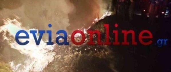 Φωτιά στην Εύβοια: Μάχη με τις φλόγες δίνουν πυροσβέστες και κάτοικοι στο Μίστρο -Οι πρώτες εικόνες