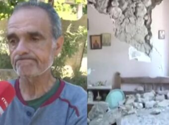 «Θέλουμε την βοήθεια του κράτους»: Συγκλονίζει ο κύριος Νίκος που καταστράφηκε το σπίτι του από τους σεισμούς στην Εύβοια