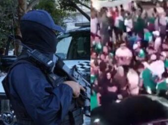 Σκληρό βίντεο: Αυτοκίνητο έπεσε πάνω στον κόσμο που πανηγύριζε τη νίκη του Μεξικού στο Μουντιάλ