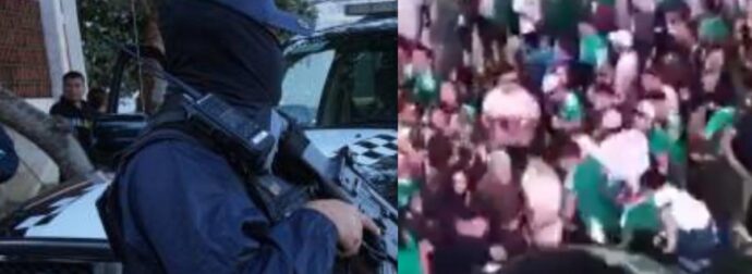 Σκληρό βίντεο: Αυτοκίνητο έπεσε πάνω στον κόσμο που πανηγύριζε τη νίκη του Μεξικού στο Μουντιάλ