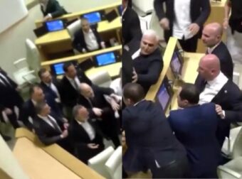 Αδιανόητα σκηνικά στο Κοινοβούλιο στη Γεωργία: Άγριος καβγάς μεταξύ βουλευτών – Το βίντεο κάνει τον γύρο του διαδικτύου