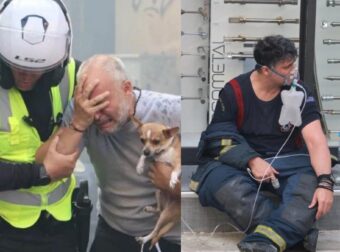 Φωτια σε κτίριο στην Καλλιθέα: «Γιαγιά πήδα από το μπαλκόνι θα σε πιάσω» – Δραματικές στιγμές στο σημείο [βίντεο]