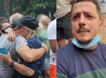 «Kαιγόταν, αναγκάστηκε να πέσει»: Συγκλονίζει ο διανομέας που βοήθησε την ηλικιωμένη στο φλεγόμενο κτίριο στην Καλλιθέα [βίντεο]