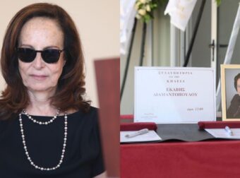 Άννα Διαμαντοπούλου: Ράκος στην κηδεία της μητέρας της – Σε κλίμα συγκίνησης το τελευταίο «αντίο»