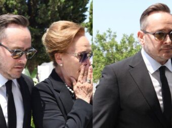 Ράγισε καρδιές ο Μάριος Γεωργιάδης:«Πατέρας είναι αυτός που σε μεγαλώνει» – Συντετριμμένος στην κηδεία του Λεβέντη