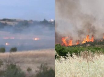 Μαύρο Σάββατο για την Θεσσαλονίκη: Φωτιά στο Ωραιόκαστρο, αναφορές για καμμένα σπίτια – 112 για εκκένωση