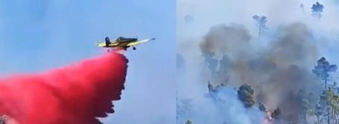 Φωτιά στην Οινόη: Γιγαντιαία επιχείρηση με 155 πυροσβέστες και 22 εναέρια μέσα – Απομακρύνονται οι κάτοικοι από τα σπίτια [βίντεο]
