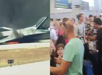 Στιγμές αγωνίας στην Ζάκυνθο: Καρέ καρέ η στιγμή της διάσωσης του πιλότου- Χάος στο αεροδρόμιο τουρίστες σε αναμονή [βίντεο]