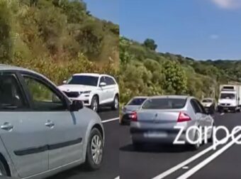 Ασυνείδητος οδηγός στην Κρήτη: Κάνει παράνομη προσπέραση και ήρθε ένα βήμα πριν την σύγκρουση, δείτε βίντεο