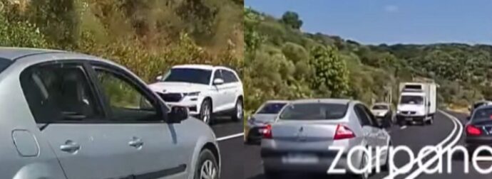 Ασυνείδητος οδηγός στην Κρήτη: Κάνει παράνομη προσπέραση και ήρθε ένα βήμα πριν την σύγκρουση, δείτε βίντεο